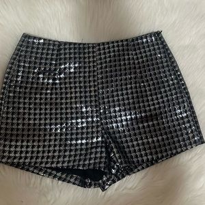 Forever 21 metallic/silver Short Sz S